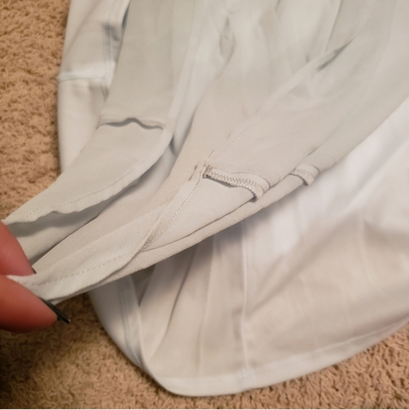 Show Me Your Mumu Gown Jenn Tie Chiffon V Neck Blue Size Large NWT - Picture 10 of 12